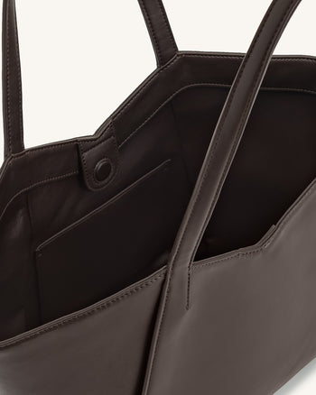 Kiana Borsa Tote a Grande Capacità - Caramello