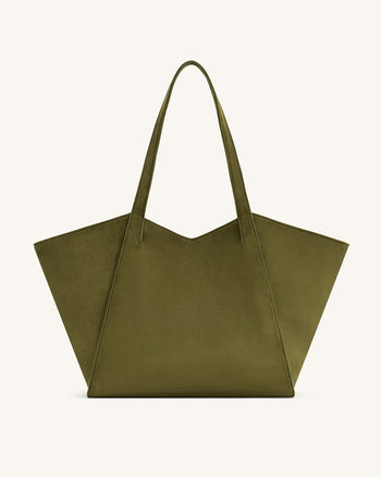 Kiana Borsa Tote a Grande Capacità - Verde Oliva Scuro