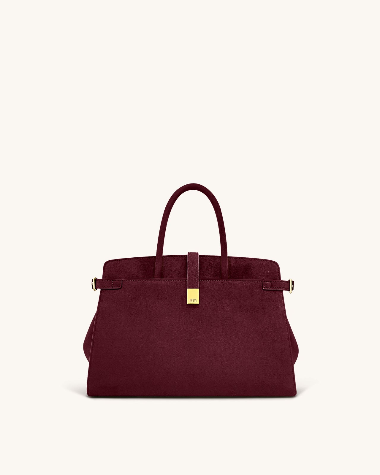 Saige Borsa Tote in Finta Pelle Scamosciata - Borgogna