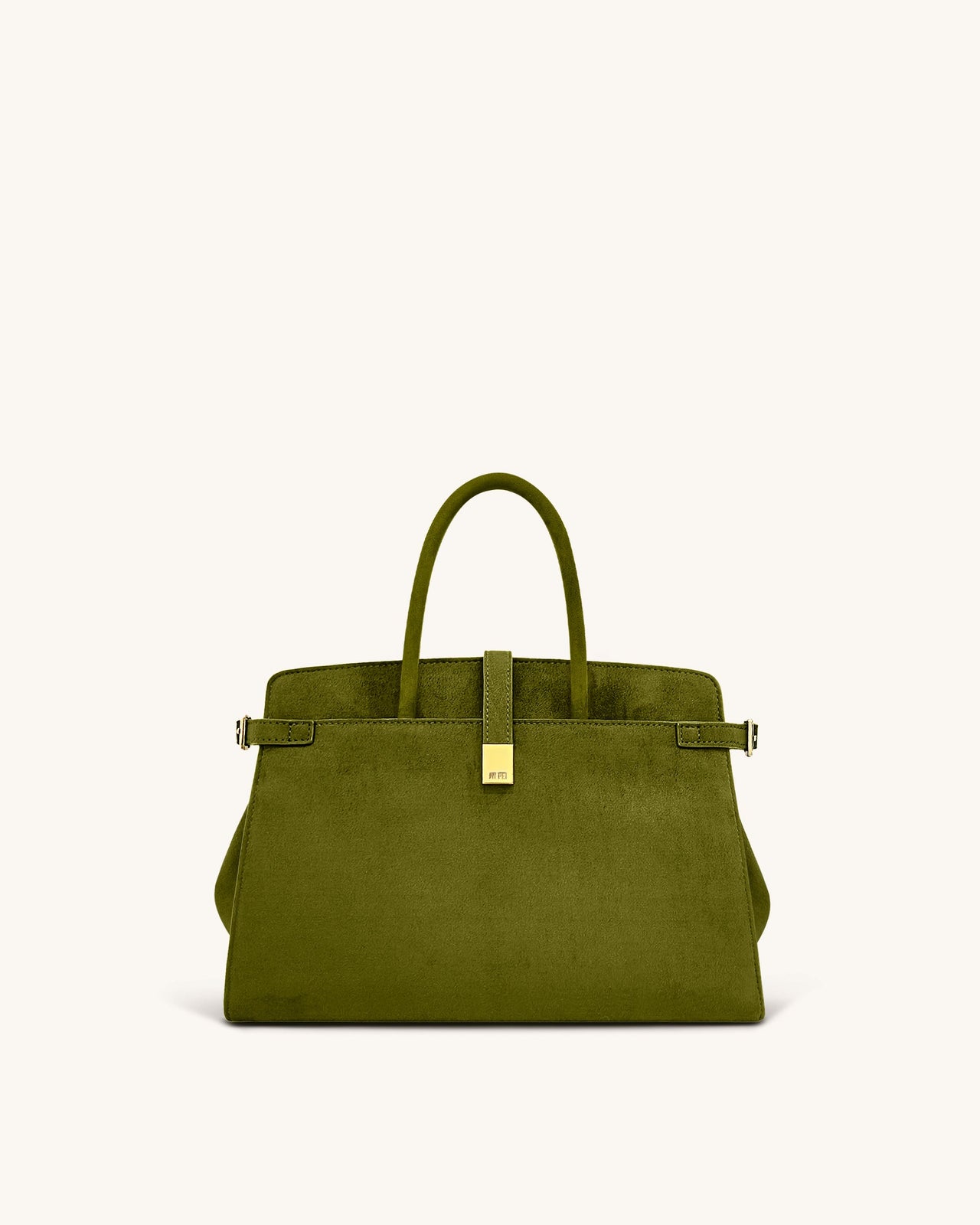 Saige Borsa Tote in Finta Pelle Scamosciata - Verde Oliva