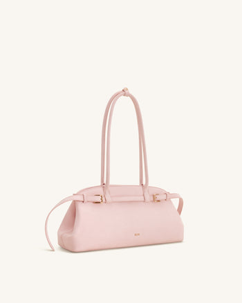 Arden Borsa a spalla East-West con cintura in similpelle scamosciata - Rosa