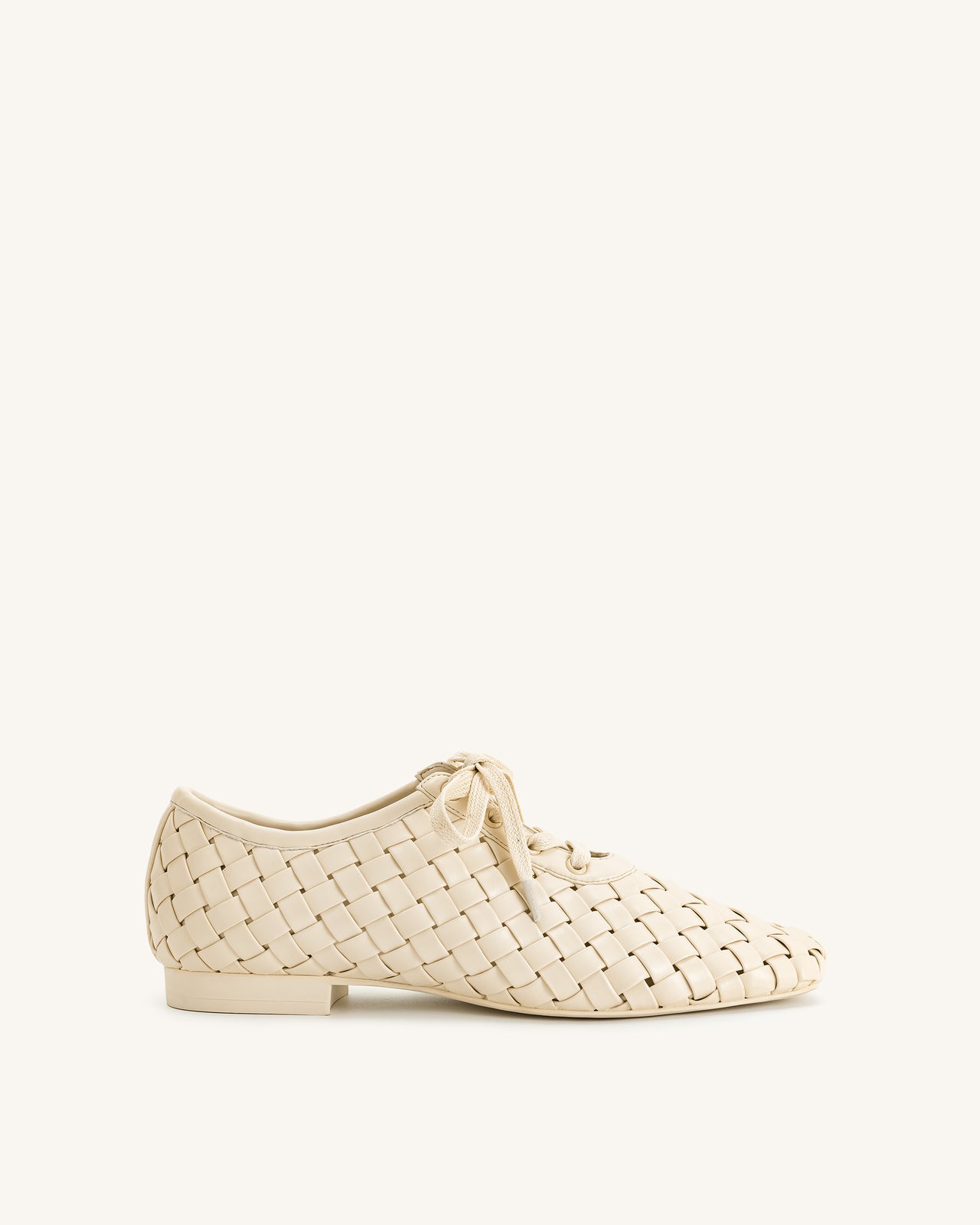 Kayla Scarpe Basse con Cinturino Intrecciato - Beige