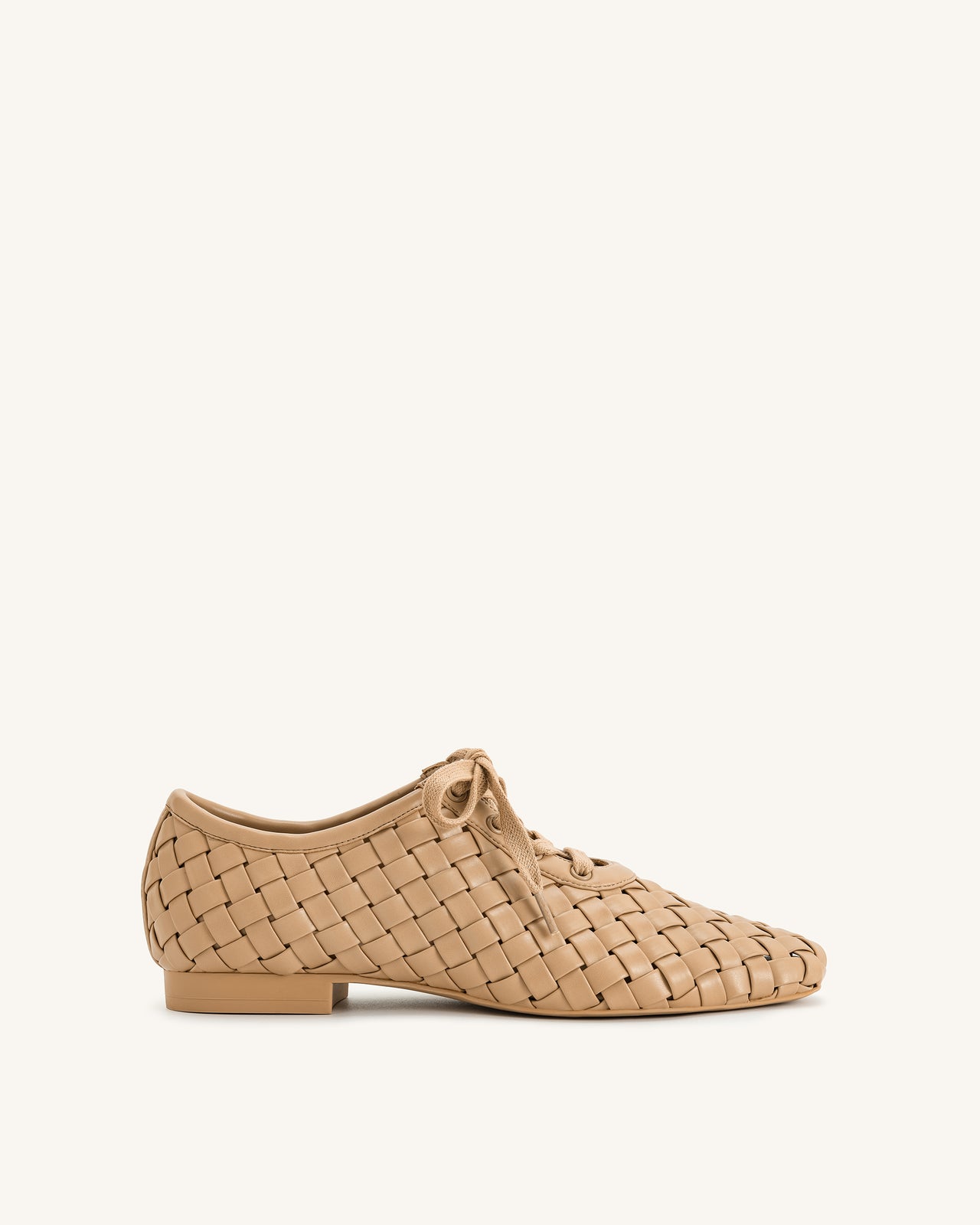 Kayla Scarpe Basse con Cinturino Intrecciato - Albicocca