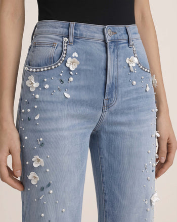 Jeans dritti The Celestial Pearl Petal - Azzurro pallido
