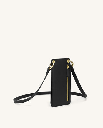Quinn Phone Borsa- Nero Vegan Pelle