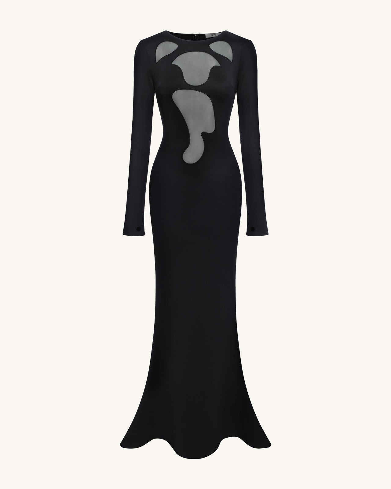 Ava Abito Bodycon Con Tagli - Nero