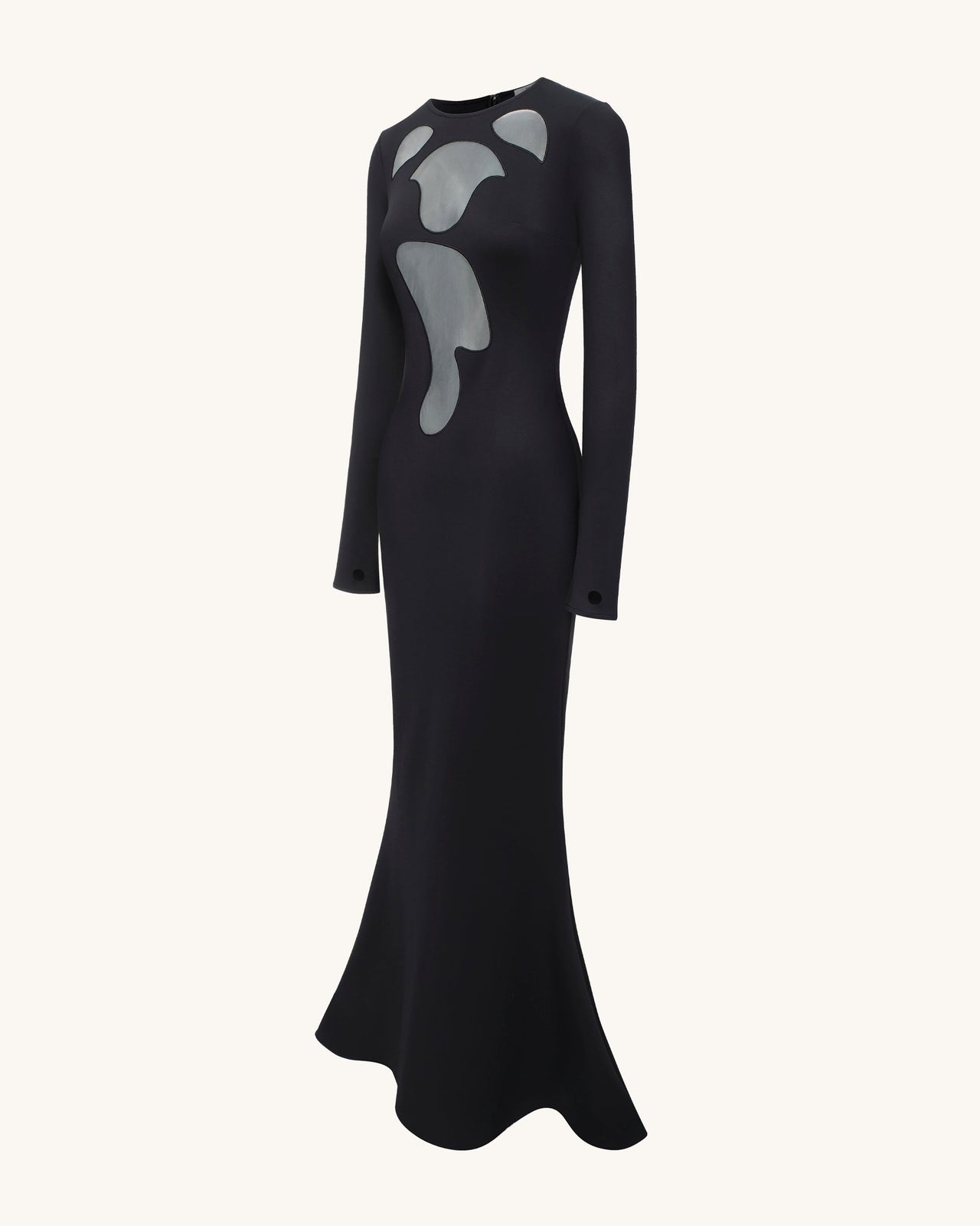 Ava Abito Bodycon Con Tagli - Nero