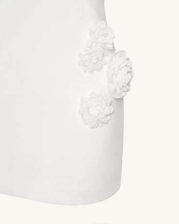 Blooming Beauty Abito Da Sera - Bianco