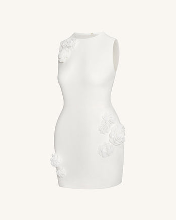 Blooming Beauty Abito Da Sera - Bianco