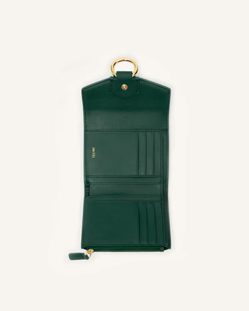 Stella Portafoglio- Dark Verde Cocco