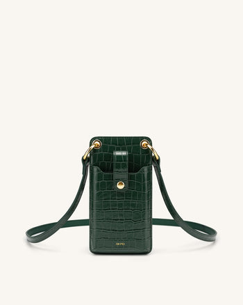 Quinn Phone Borsa - Dark Verde Cocco