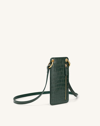 Quinn Phone Borsa - Dark Verde Cocco