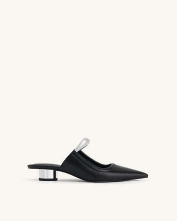 Sabot Helena traforati - Nero