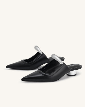 Sabot Helena traforati - Nero