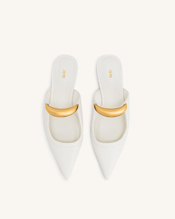 Sabot Helena traforati - Bianco