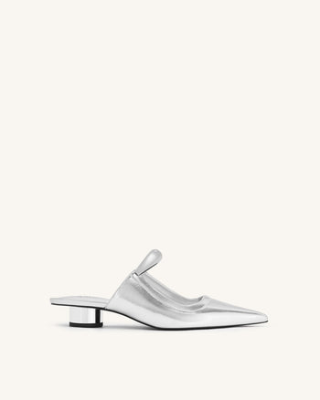 Sabot Helena traforati - Argento