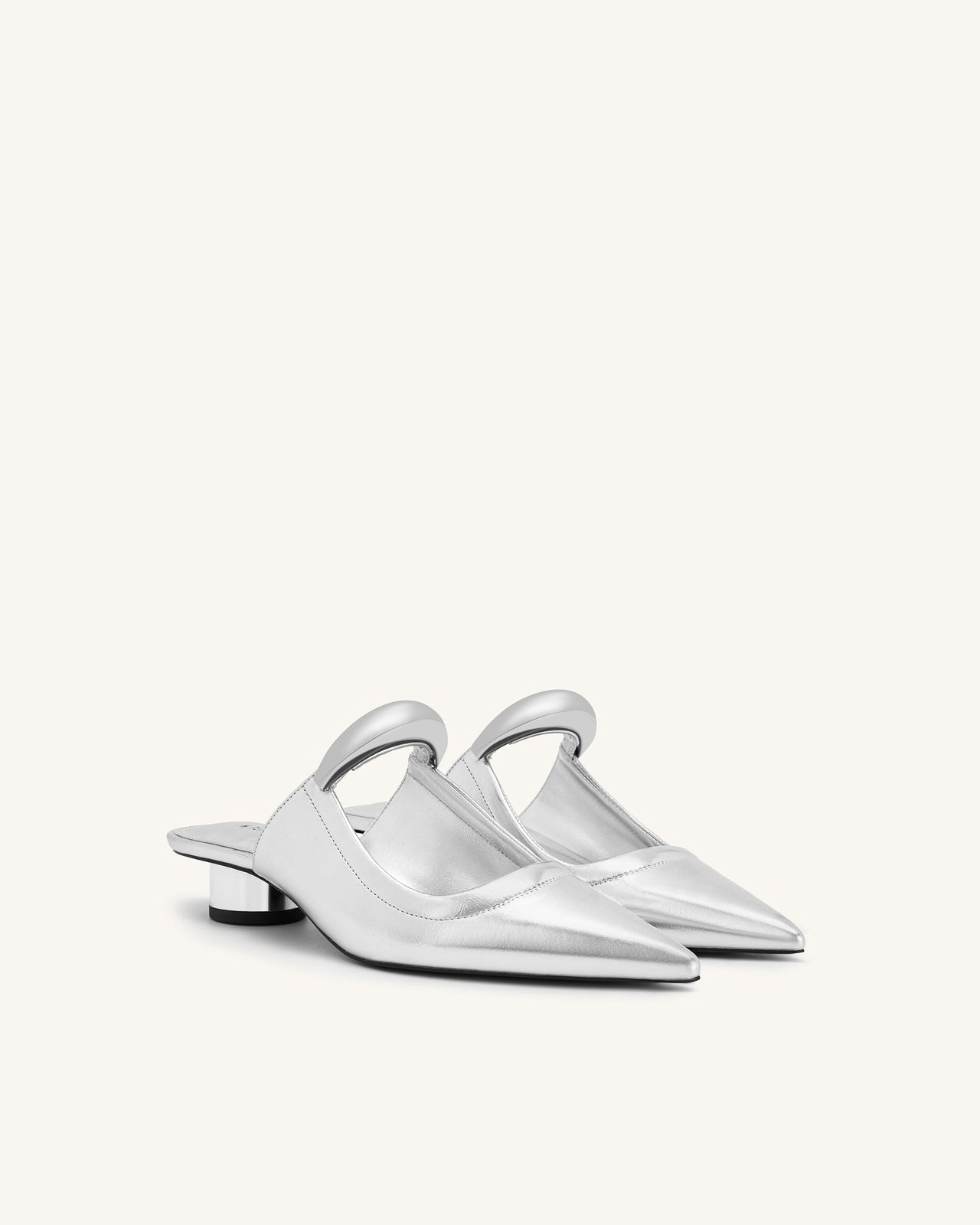 Sabot Helena traforati - Argento