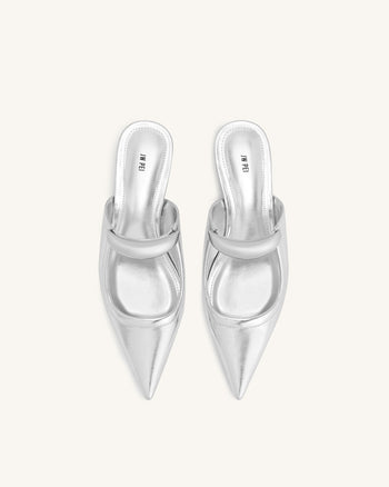 Sabot Helena traforati - Argento