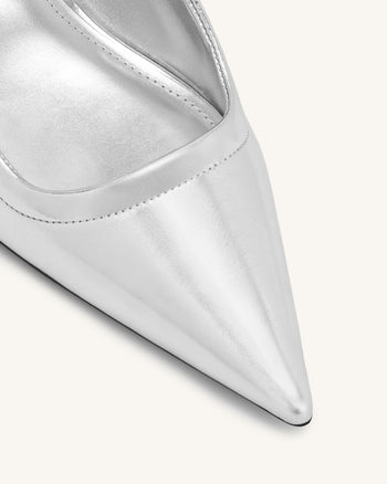 Sabot Helena traforati - Argento