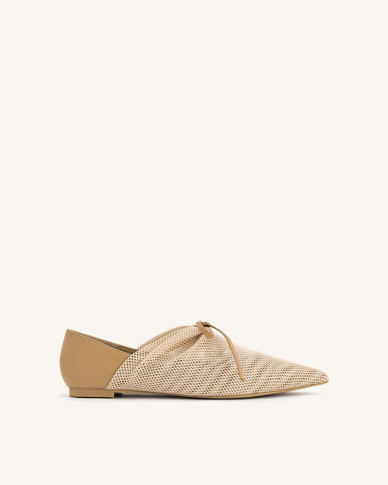Reilly Ballerine Con Rete A Maglie - Albicocca