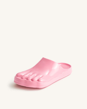Hayley Mule Piatte a Punta - Rosa