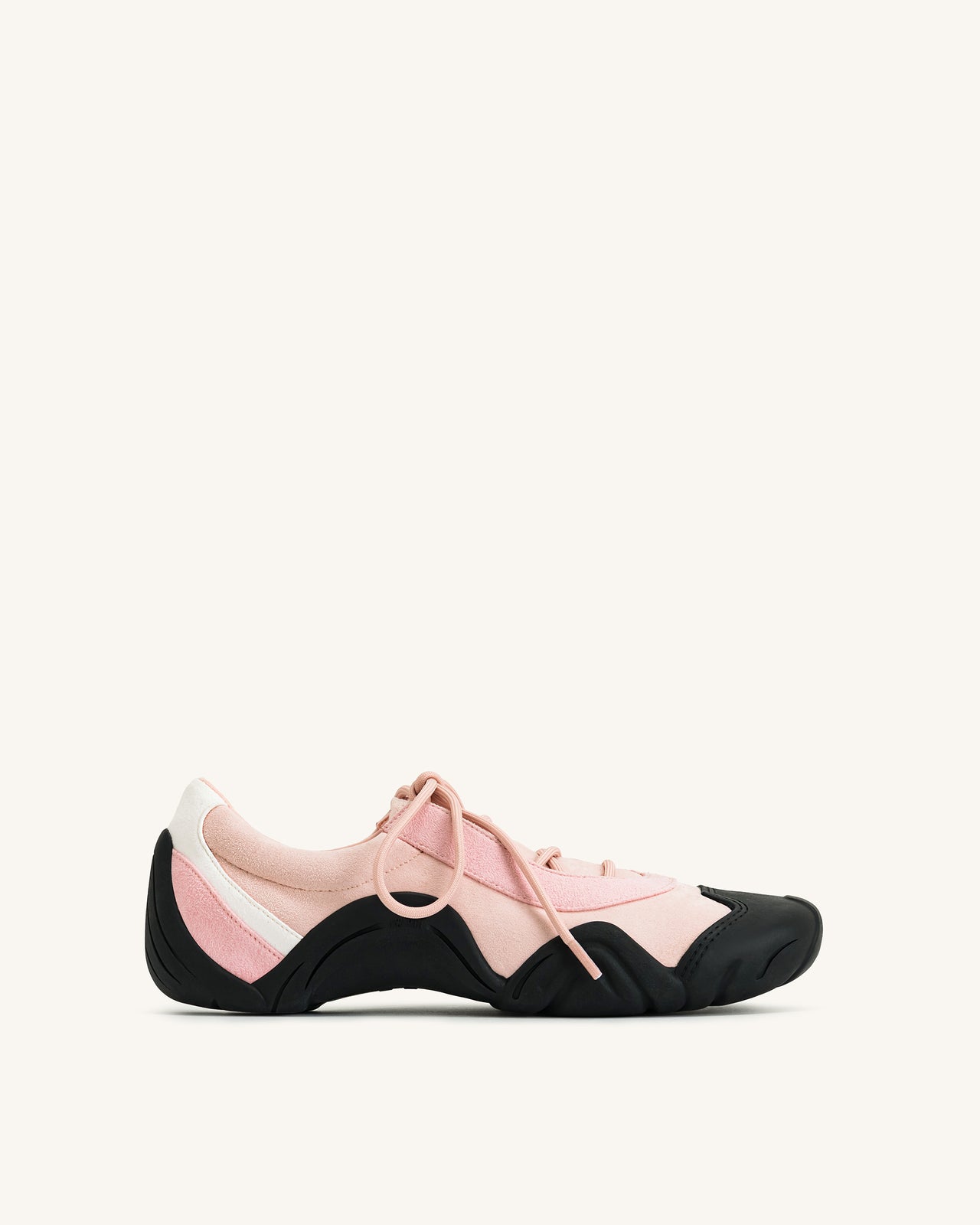 Caitlin Sneakers Ballerina con Lacci - Rosa