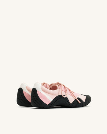 Caitlin Sneakers Ballerina con Lacci - Rosa