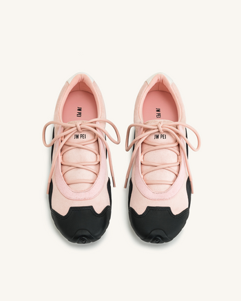 Caitlin Sneakers Ballerina con Lacci - Rosa