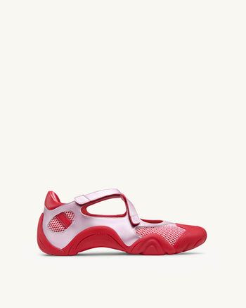 Caitlin Baskets ajourées en mesh - Rose