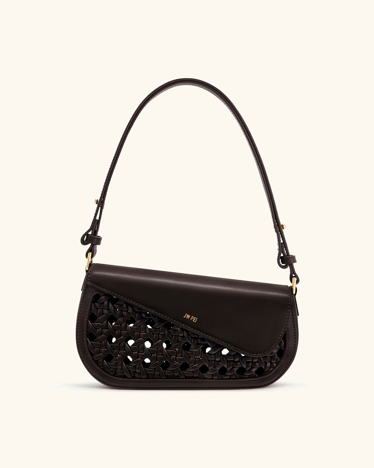 Addisyn Borsa a Spalla Intrecciata con Tagli - Borgogna