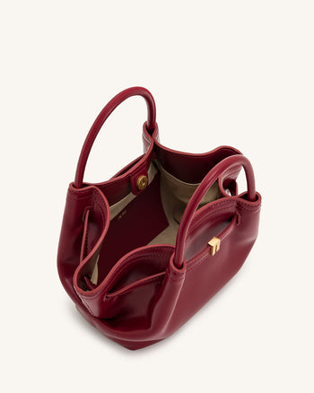 Hana Mini Borsa Tote - Bordeaux
