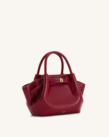 Hana Mini Borsa Tote - Bordeaux