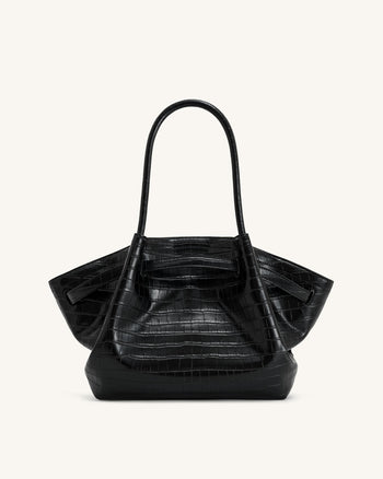 Hana Borsa Media a Tracolla - Crocco Nero