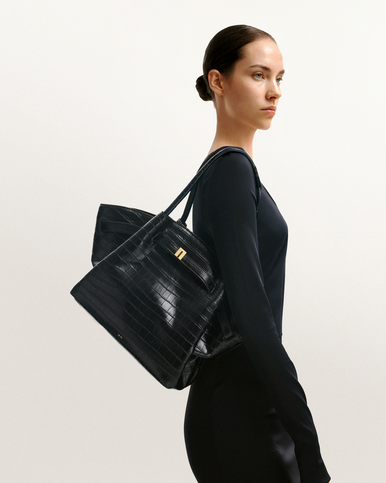 Hana Borsa Media a Tracolla - Crocco Nero