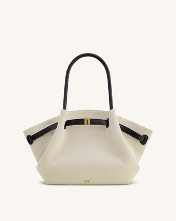 Hana Borsa Tote Media - Tela Nera