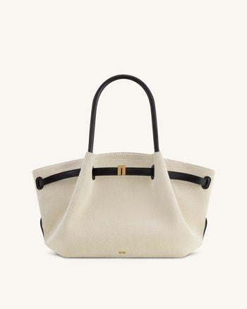 Hana Borsa Tote Media - Tela Nera