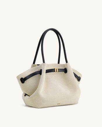 Hana Borsa Tote Media - Tela Nera