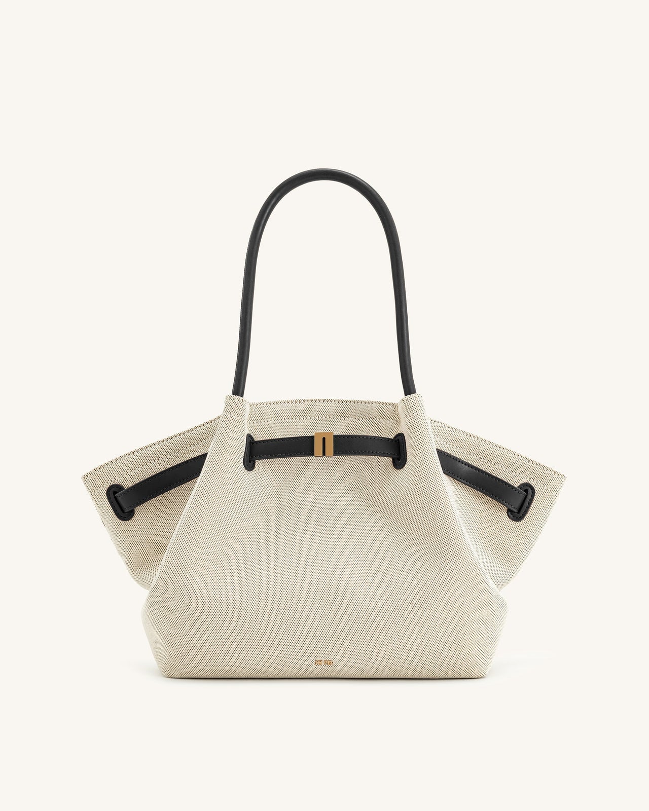 Hana Borsa Tote Media - Tela Nera