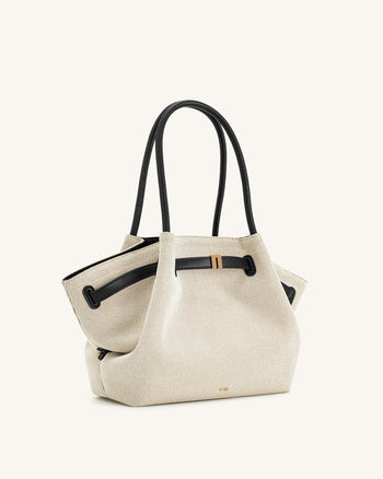 Hana Borsa Tote Media - Tela Nera