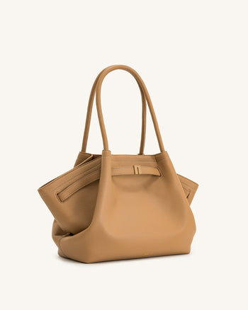 Hana Borsa Media a Tracolla - Colore Latte