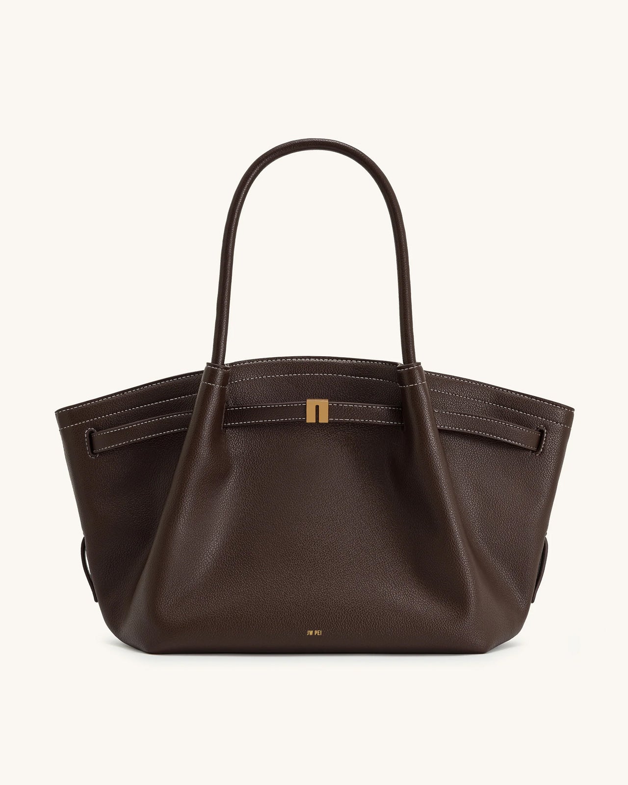 Hana Borsa tote grande - Marrone scuro