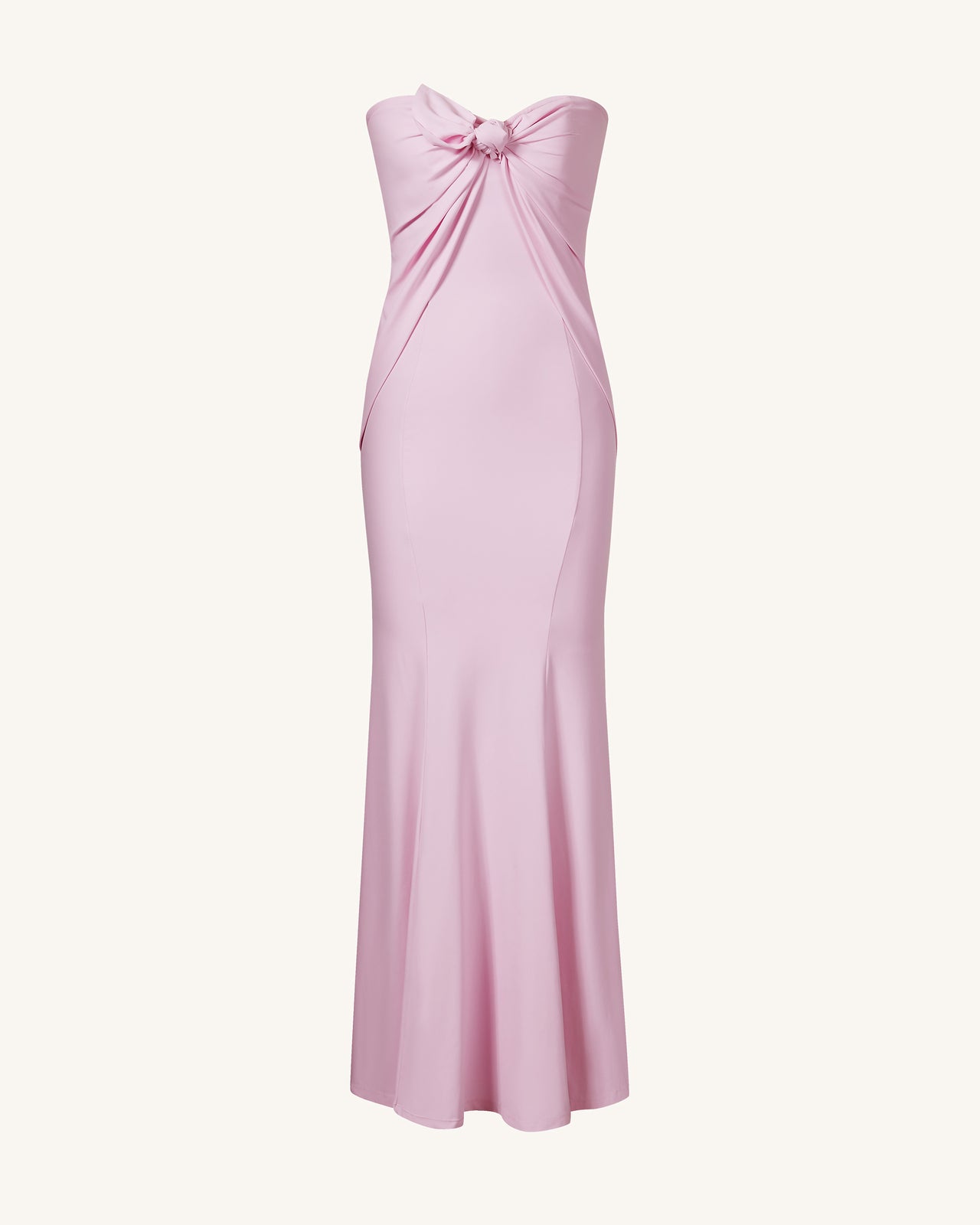 Abito lungo tubino rosa Olivia - Rosa