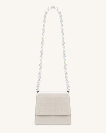 Tara Laser Transparent Acrylic Chain Spalla