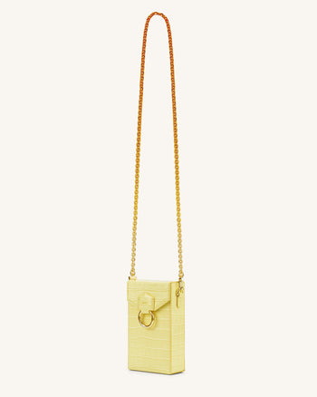 Lola Chain Phone Case - Giallo Chiara Cocco