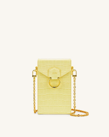 Lola Chain Phone Case - Giallo Chiara Cocco