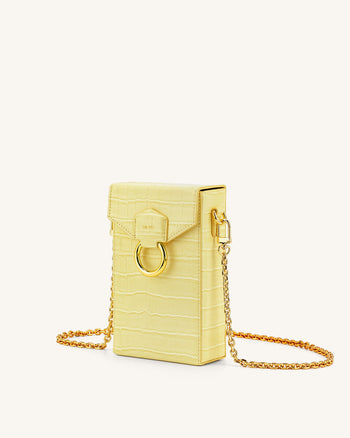 Lola Chain Phone Case - Giallo Chiara Cocco