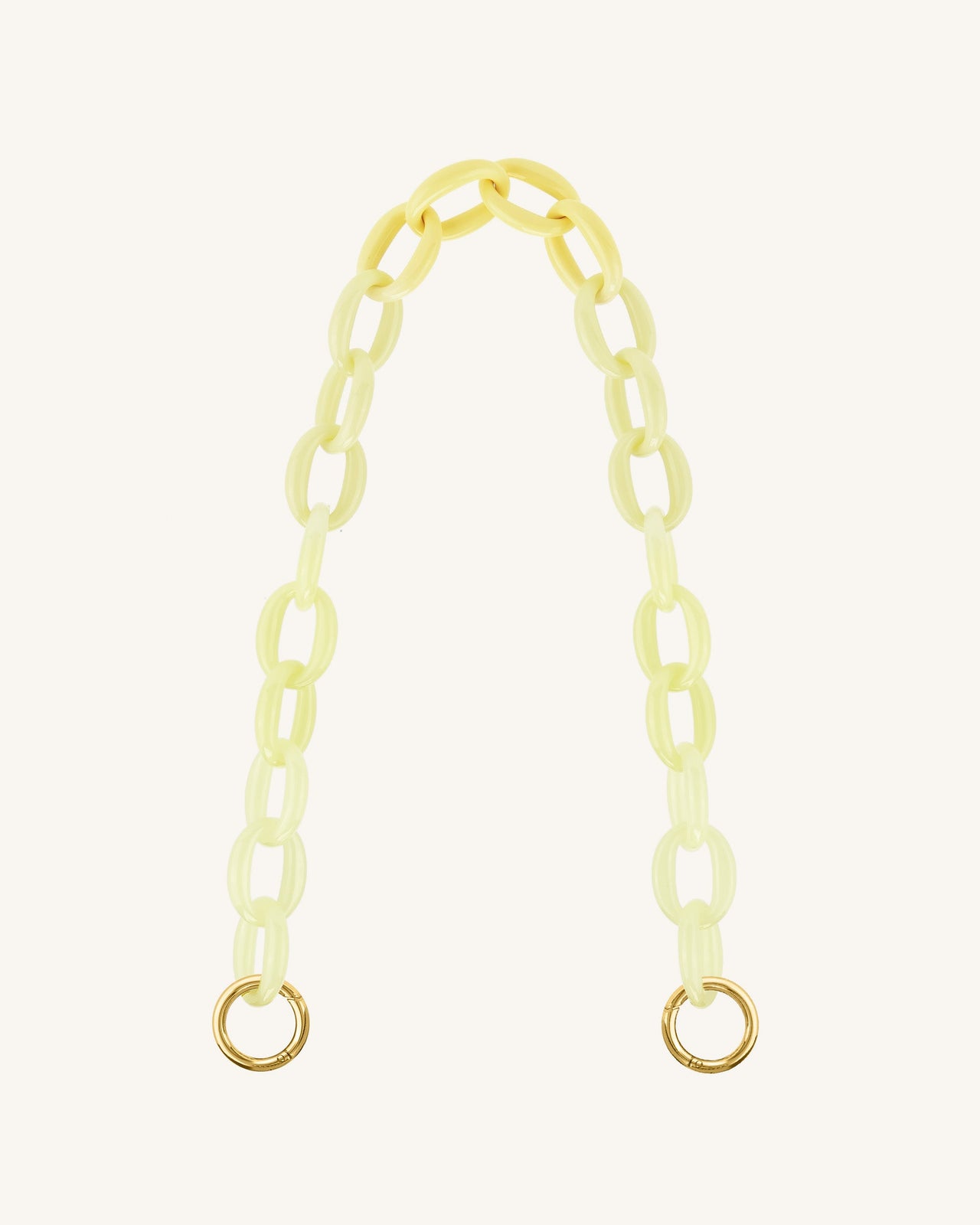 Mya Gradient Acrylic Chain Spalla - Giallo