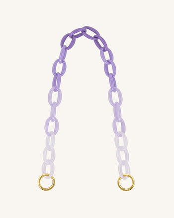 Mya Gradient Acrylic Chain Spalla - Viola