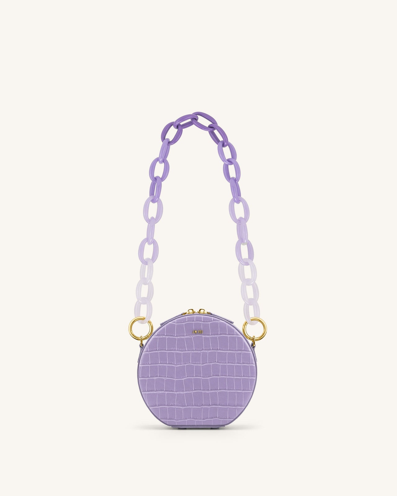 Mya Gradient Acrylic Chain Spalla - Viola