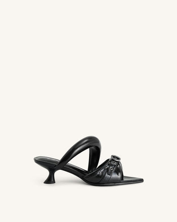 Sara sabot borchiato - Nero